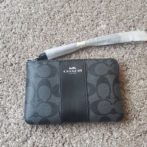 Coach signature print Wristlet
